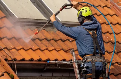Démoussage et hydrofuge de toiture à Orleix
